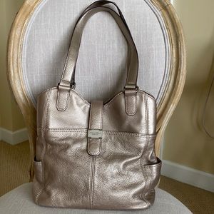 Tignanello gold-tone pocketbook